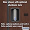 Salsbury Industries Wardrobe Locker, 45" W, 18" D, 76" H, (3) Wide, (6) Openings, Mahogany 27368MAH - alternate 5